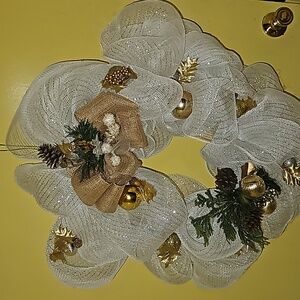 RUSTIC Holiday Wreath